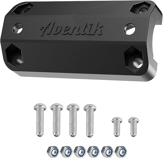 Rail Mount Adapter for Side Deck Mounting Bracket, Fit 7/8" & 1" Round/1" Square Rails Compatible with Scotty Accessories. (Rail Mount Adapter)