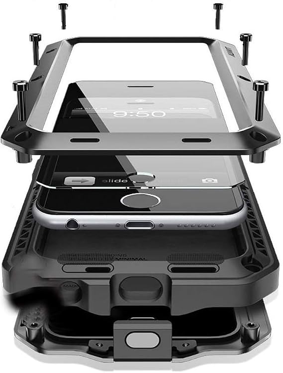 for iPhone 11 Pro Case Heavy Duty Metal Shockproof Tough Armour