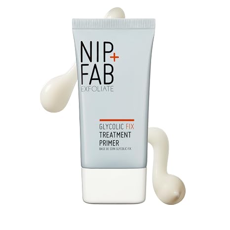 Nip + Fab Glycolic Fix Care Primer - Pore Refining Skin Smoothing Makeup Primer with Glycolic Acid - Matte Base with Oil Control for All Day 40ml