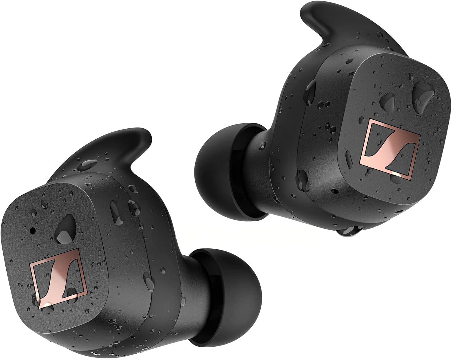 Sennheiser Sport True Wireless - In-Ear Bluetooth Headset - Adaptive Acoustics, Up to 27 Hours of Listening Time, Bluetooth 5.2, Water Splash, Dust and Sweat Resistance IP54 - Black