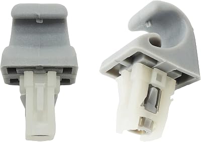 HiSport Interior Sun Visor Hook Clip Bracket Compatible with Toyota Camry Corolla Highlander Prius RAV4, 2PCS