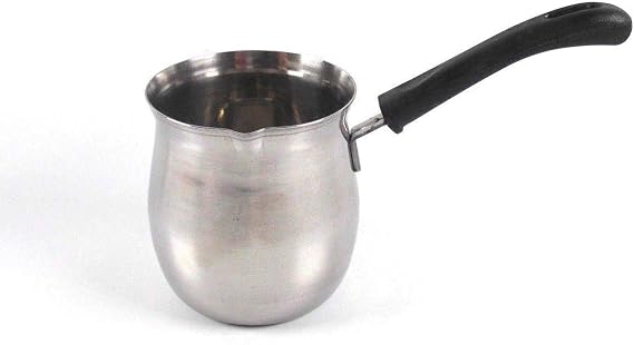 Tredoni 1L Cezve Coffee Maker - Stainless Steel Ibrik Coffee Pot (1 Liter)