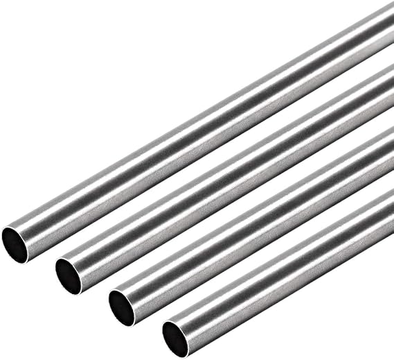 uxcell 304 Stainless Steel Tubing 6mm OD 0.2mm Wall Thick 250mm Length 4Pcs