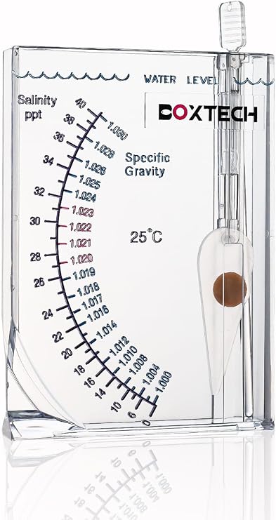 Boxtech Aquarium Hydrometer, Salinity Meter for Reef & Marine Tanks