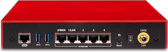 WatchGuard Firebox T45-PoE Network Security Appliance with 1 Year Basic Security Suite License - Advanced Firewall, VPN, Intrusion Prevention (WGT47031-US)