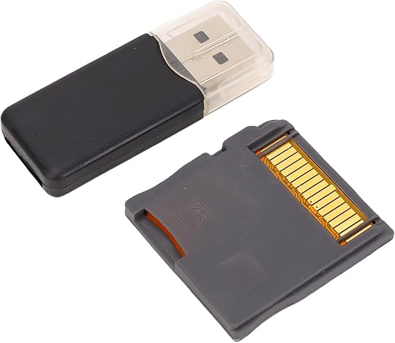 VBESTLIFE Video Game Flash Card for NDS, NDSL, NDSi, NDSi XL, 2DS, 3DS, 3DS XL, NEW 3DS, NEW 3DS XL, 2DS XL, for 4G to 128G, with Card Reader (Silver)