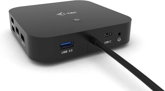 i-tec USB C Dual Monitor Docking Station - 100W Power Delivery Gigabit Ethernet 2X DisplayPort Docking Station, 2X 4K [Windows,Ubuntu], 1x 4K [macOS, MacBook], Android, ChromeOS, 6X USB