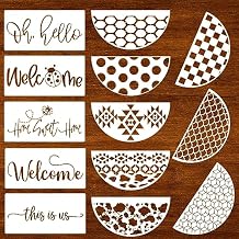 Welcome Stencils for Painting on Wood 12 Welcome Stencil for Wood Sign Hello Doormat Stencils Templates for Door Hanger Door Mat Fabrics