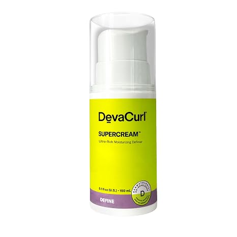 DevaCurl SuperCream Ultra-Rich Moisturizing Definer | Hydra-Definition Blend | Multitasking Styler