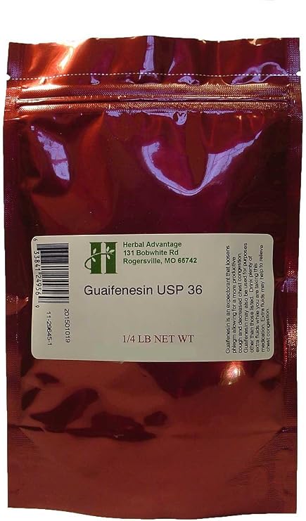 Guaifenesin USP 36 Powder Bulk 1/4 Pound
