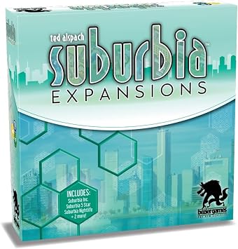Bezier Games Suburbia Expansions , Blue