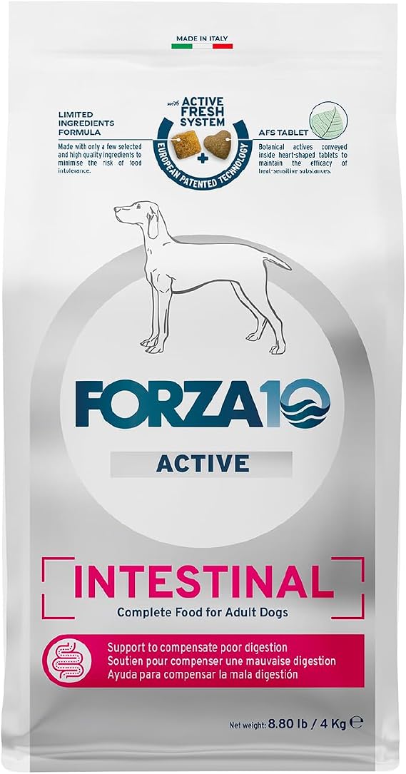 Forza10 - Intestinal Dry Dog Food for Sensitive Stomachs, 8.8 lb