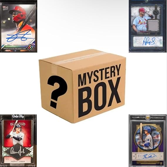 Baseball Sports Card Mystery Pack | Contains 25 Cards | 1x Autograph or Relic Cards  | 3X Rookie Cards