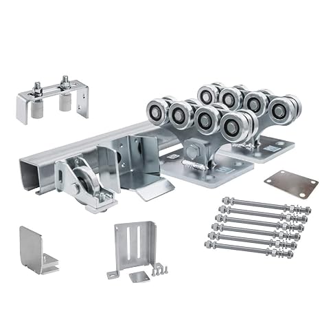 LATAM Automation BENINCA HI-MOTIONS Cantilever Sliding Gates Medium Support Roller 27 FT KIT PAD-Mount (KIT-ACC-M-27). Made in Italy