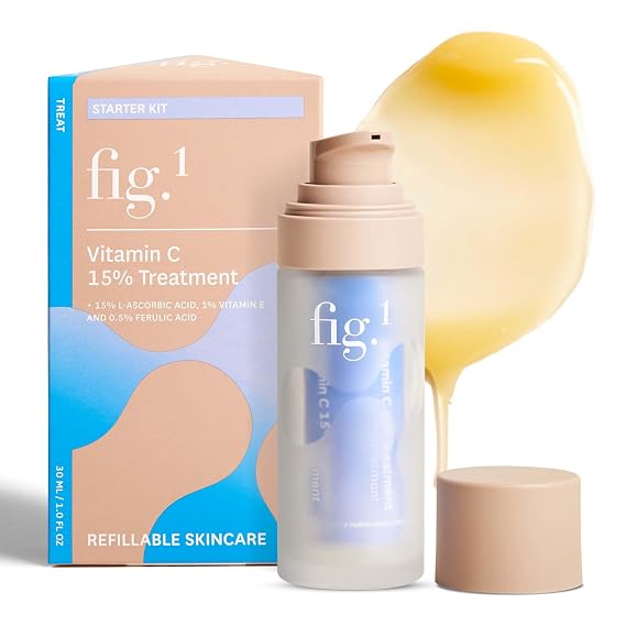 Fig.1 Vitamin C 15% Face Serum with Ferulic Acid, Brightening, 1 fl oz