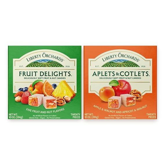 Bundle Liberty Orchards Original Aplets & Cotlets and Fruit Delights