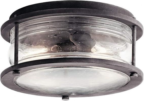 Kichler 49669WZC Two Light Outdoor Ceiling Mount