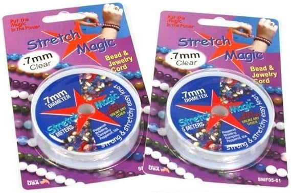 Elastic Beading Cord Stretch Magic 2-Spools