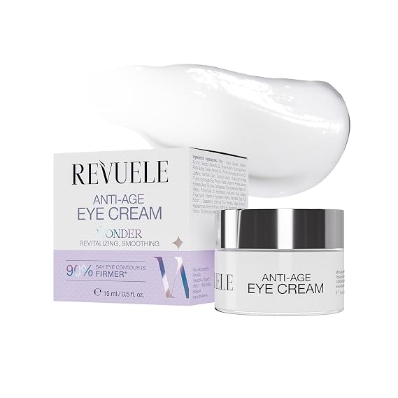 Revuele Wonder Anti-Age Eye Cream, Hydrating Eye Contour Care with Retinol, Shea Butter & Peptides 0.50 fl.oz