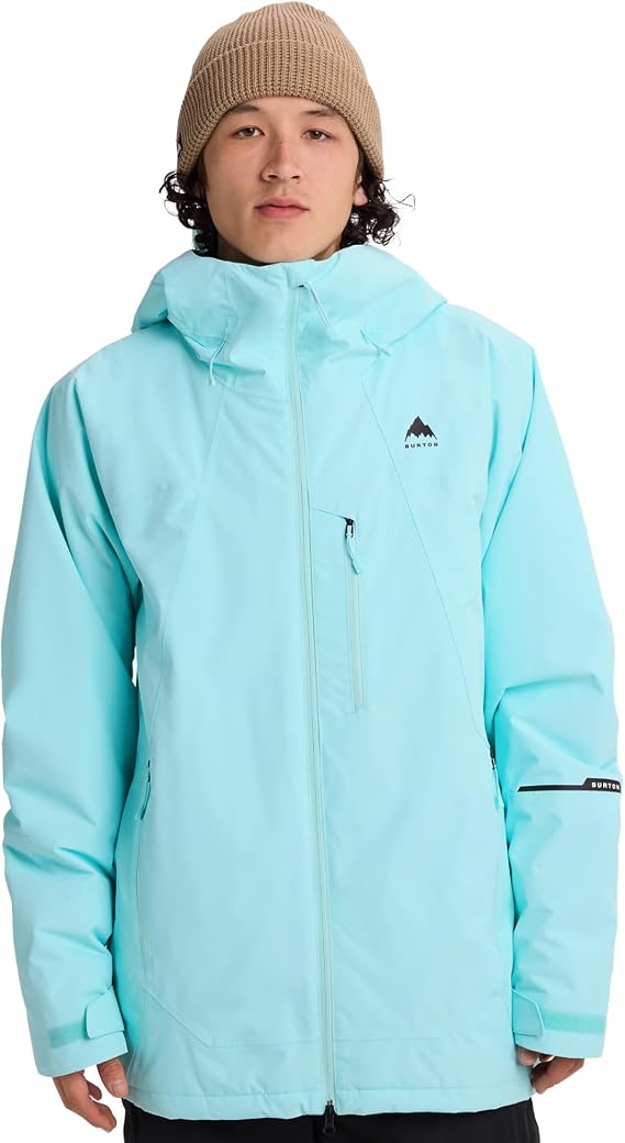 Burton Mens Reserve 2-Layer Insulated Jacket Waterproof Winter Snowboard Jacket with Helmet Compatible Hood
