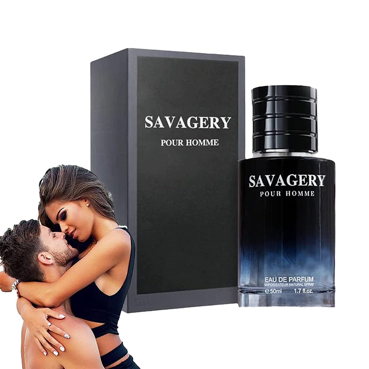 EPANO Savagery Pheromone Men Perfume, 50ml Pheromone Cologne for Men Attract Women, Long Lasting Pheromone Perfume Spray, Mens Romantic Dating Perfume