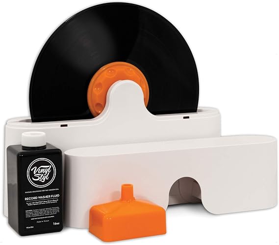 Vinyl Styl Deep Groove Record Washer System - for 7/10/12 Inch (White)