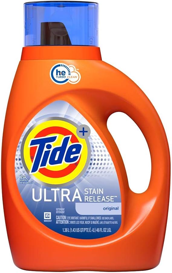 Tide Liquid Laundry Detergent, Ultra Stain Release, 46 Ounce