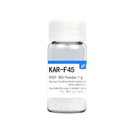 Metal Organic Frameworks MOFs MOF-303 (Al) White Powder KAR-F45 Ideal for Gas Storage, Separation, and Catalysis, CAS: 2050043-41-7 (500 Grams)
