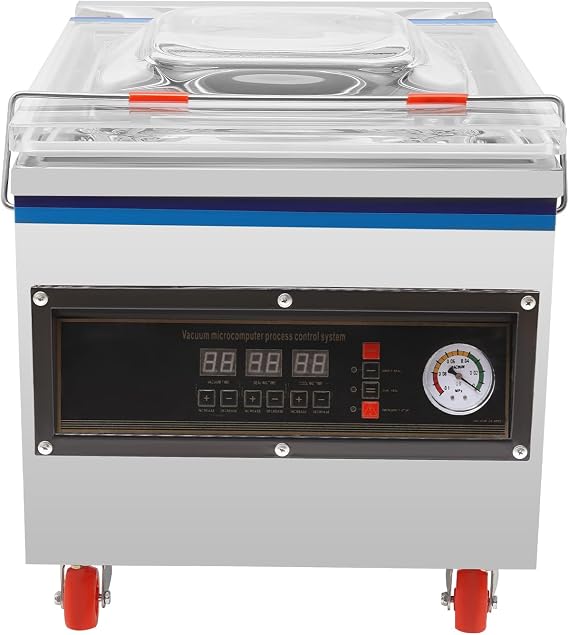 Chamber Vacuum Sealer Machine, Commercial Desktop Kitchen Vacuum Sealer System Food Saver Sealing Machine 110V, 12.6 Inch Sealing Bar