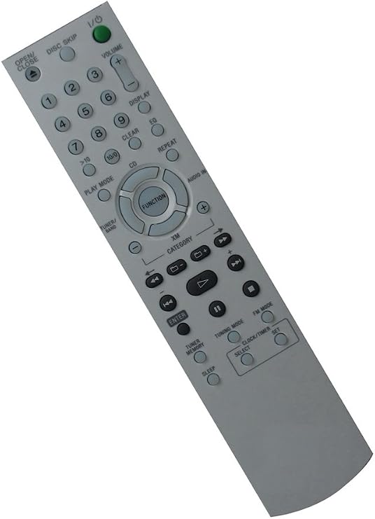 HCDZ Replacement Remote Control for Sony MHC-EC50 MHC-EC709IP MHC-RG444S Mini Micro Hi Fi Component Audio System
