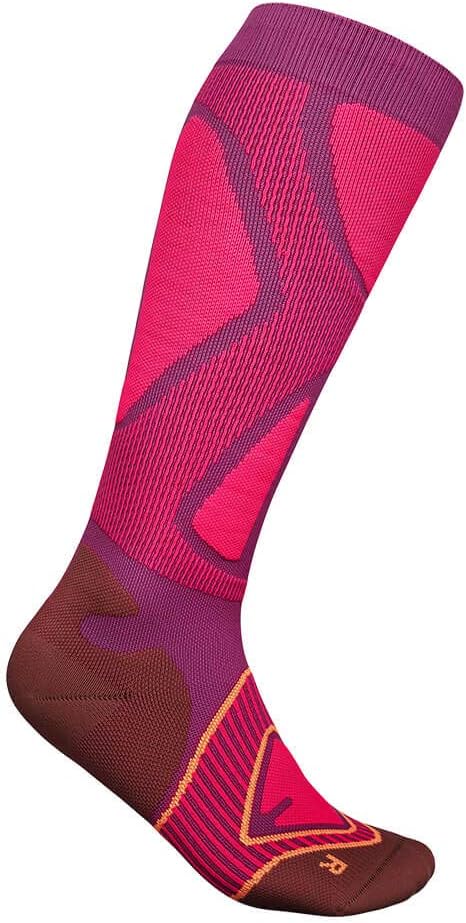 Bauerfeind Ski Performance Compression Socks for Skiing, Snowboarding & Winter Sports - Targeted Compression Zones - Comfortable Fit for Maximum Performance