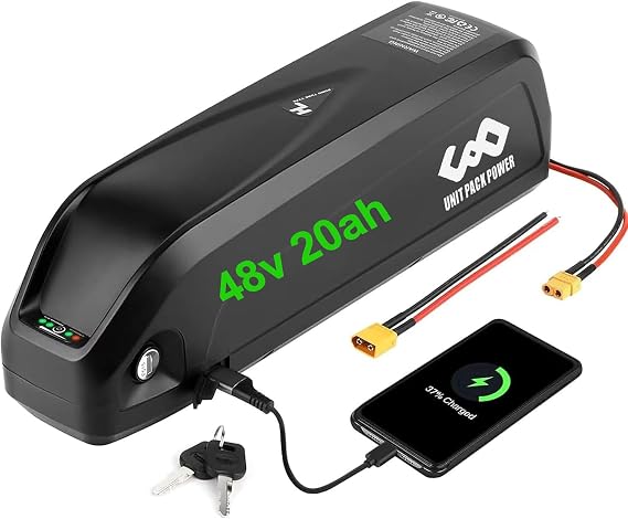 Unit Pack Power 48V 20 Ah Electirc Bike Battery - Lithiu-m Ion Ebike Battery 1000W 750W 500W 1500W 1200W for BBSHD BBS02 - LG4800 Cell Ebike Battery