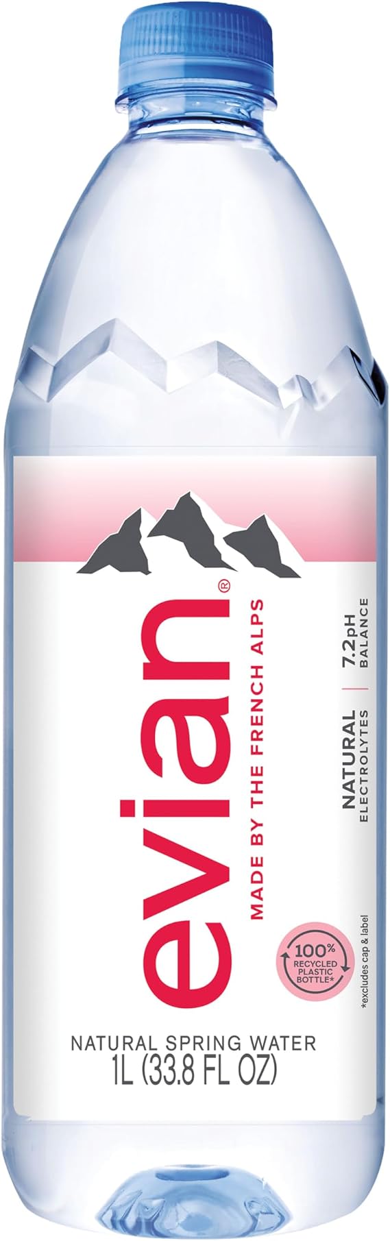 Evian Bottled Water 1 L 12 ct (Pack of 12)