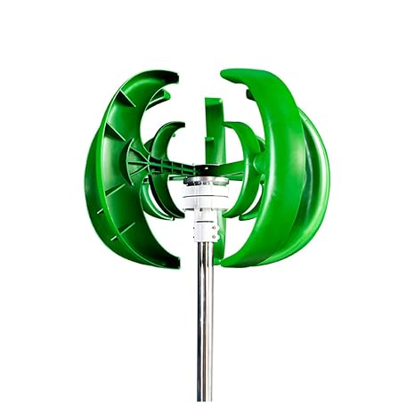 1000W 24V Vertical Wind Turbine With MPPT Hybrid Controller Small Home Use Low Noise Efficiency System,wind generator(With MPPT controller,Onecolor)