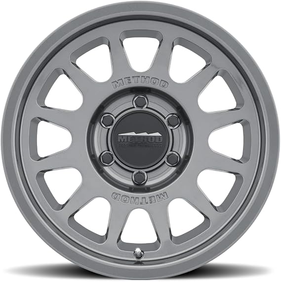 Method Race Wheels MR703 Bead Grip, 17x9, 12mm Offset, 6x5.5, 106.25mm Centerbore, Gloss Titanium, MR70379060812N