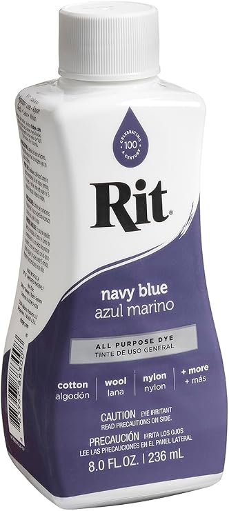 Rit All Purpose Liquid Dye Navy Blue 236ml