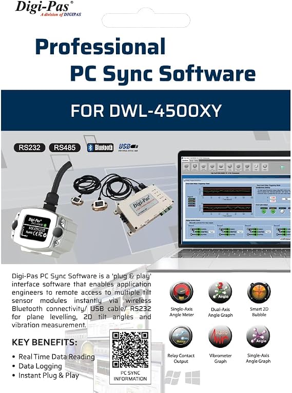 DWL4500XY Professional Software for 2-Axis Proximity/Remote Display & Data Logging - Redemption Card