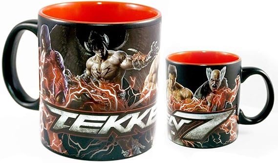 JUST FUNKY Tekken 7 Jin/Kazuya/Heihachi 20oz Ceramic Coffee Mug