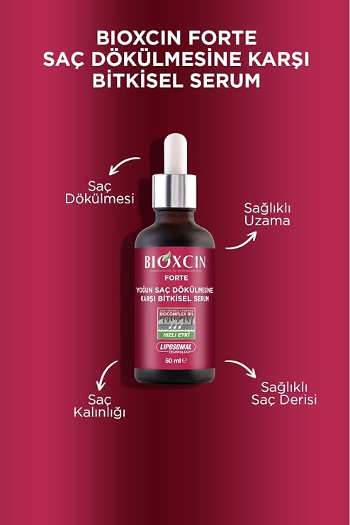 Bioxcin Forte Yoğun Saç Dökülmesine Karşı Bitkisel Serum, 50 ml