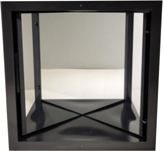 True Mirror, 12 x 12 Inches, Black by True Mirror