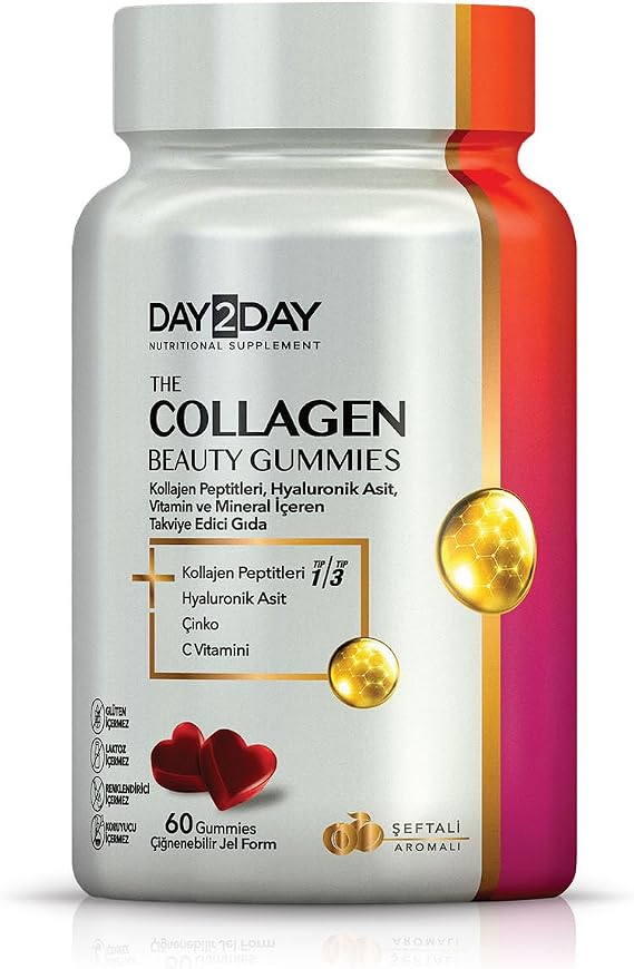 DAY2DAY The Collagen Beauty Gummies Çiğnenebilir Jel Form Kolajen Takviyesi