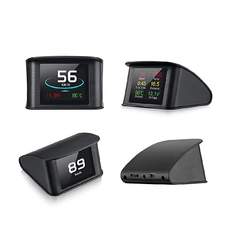 OBD2 HUD P10 car Head-up Display OBD Digital Temperature Gauge Speed Meter Engine Coolant Temperature Display Alarm