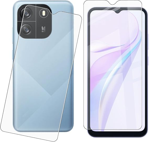 [2 Pack] Tempered Glass Protective Film for Blackview Wave 6C (6.50 inch) (6.50") Screen Protector .IJTYHF 9H Hardness Anti-Scratch No Bubbles Protective Film Tempered Glass Screen Protector