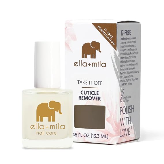 ella+mila Cuticle Remover & Softener with Glycerin & Jojoba Oil