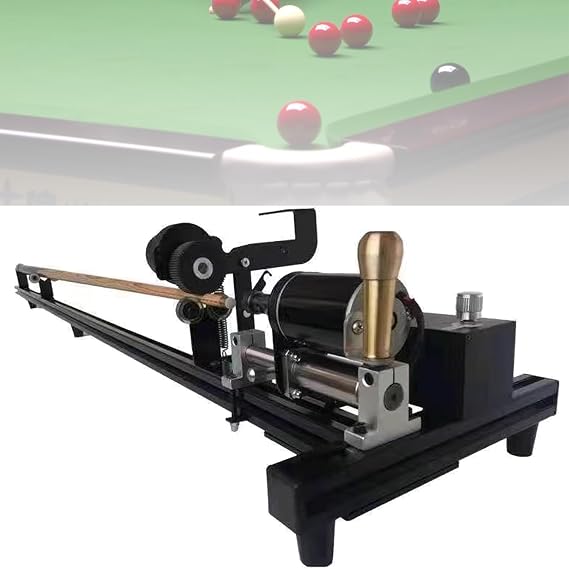 Professional Billiards Cue Repair Machine, Universal cue Repair and Maintenance Lathe, Easy to Use, Used for Pool Cue Tip Clip Repair