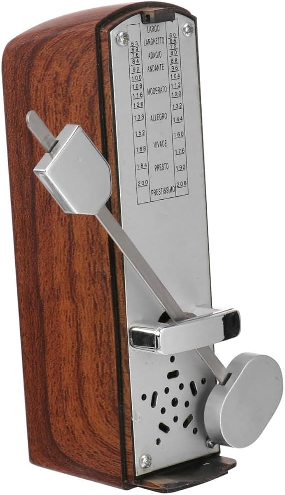 Mechanical Metronome for Musicians Portable and Durable Precise Beat for Piano Guitar Violin and Other Instruments Easy to Carry and Store High-visibility Scale Color