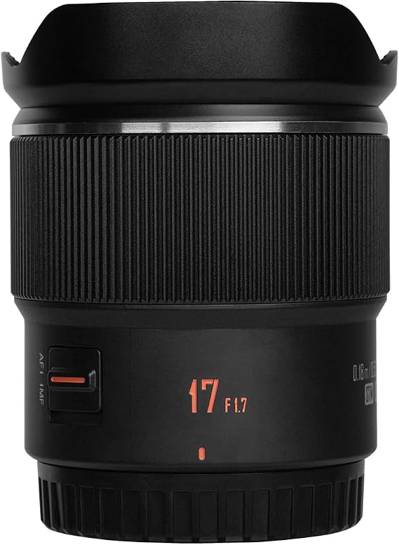 YONGNUO YN17MM F1.7 Prime Lens for M43 Mount, 17mm F1.7M AF MF