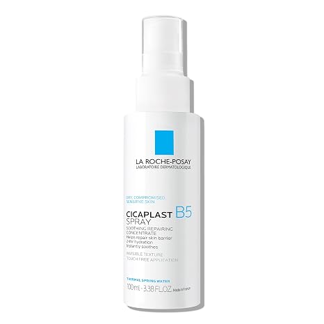 La Roche-Posay Cicaplast B5 Spray, Face Mist for Skin Barrier Repair 3.38oz