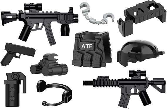 Battle Brick Battle Bag ATF Pack Compatible with LEGO Minifigs