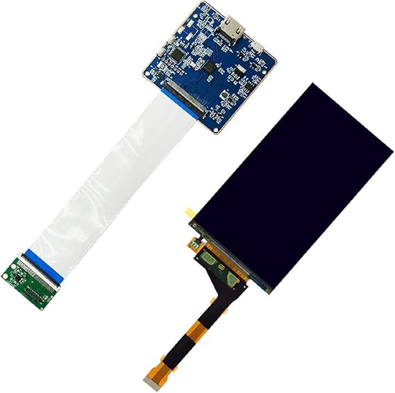 DAGIJIRD 5.5" 2K LCD Display Screen 1440x2560 LS055R1SX04 with Driver Board